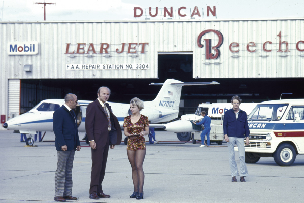 Outside at Beechcraft